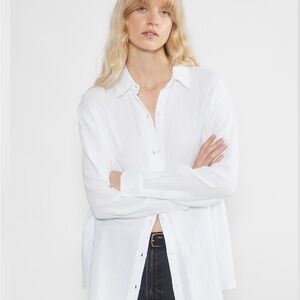 ARITZIA - LITTLE MOON White Button-Up Shirt